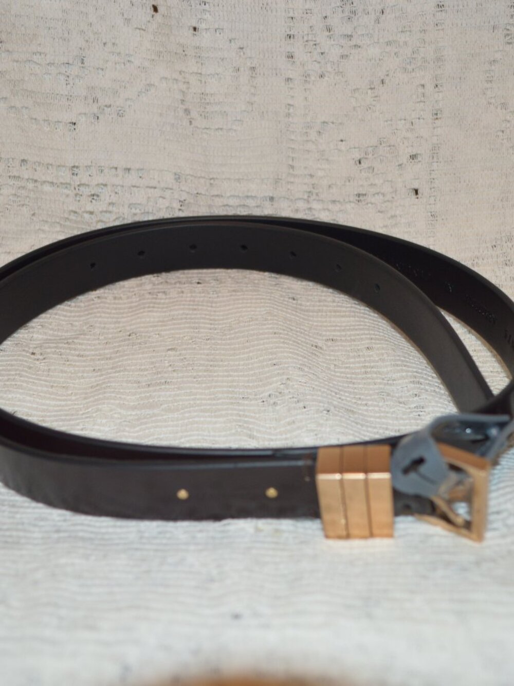 NWT All Saints XL Brown Spazzoalto Women's Leather Belt